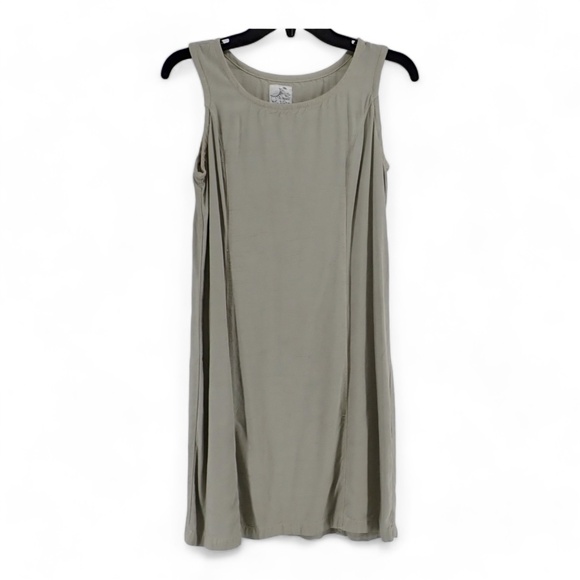 Via Vai by Pollero Women's Short Dress Slate Gray Size Small Tank Shift Style - Picture 3 of 6